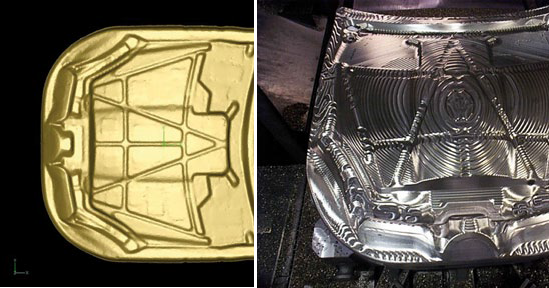 复杂曲面类之模具